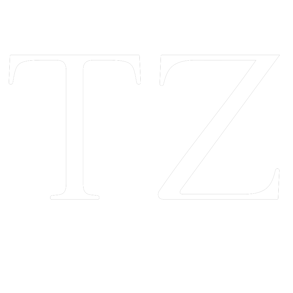 Tziella Black and White Logo